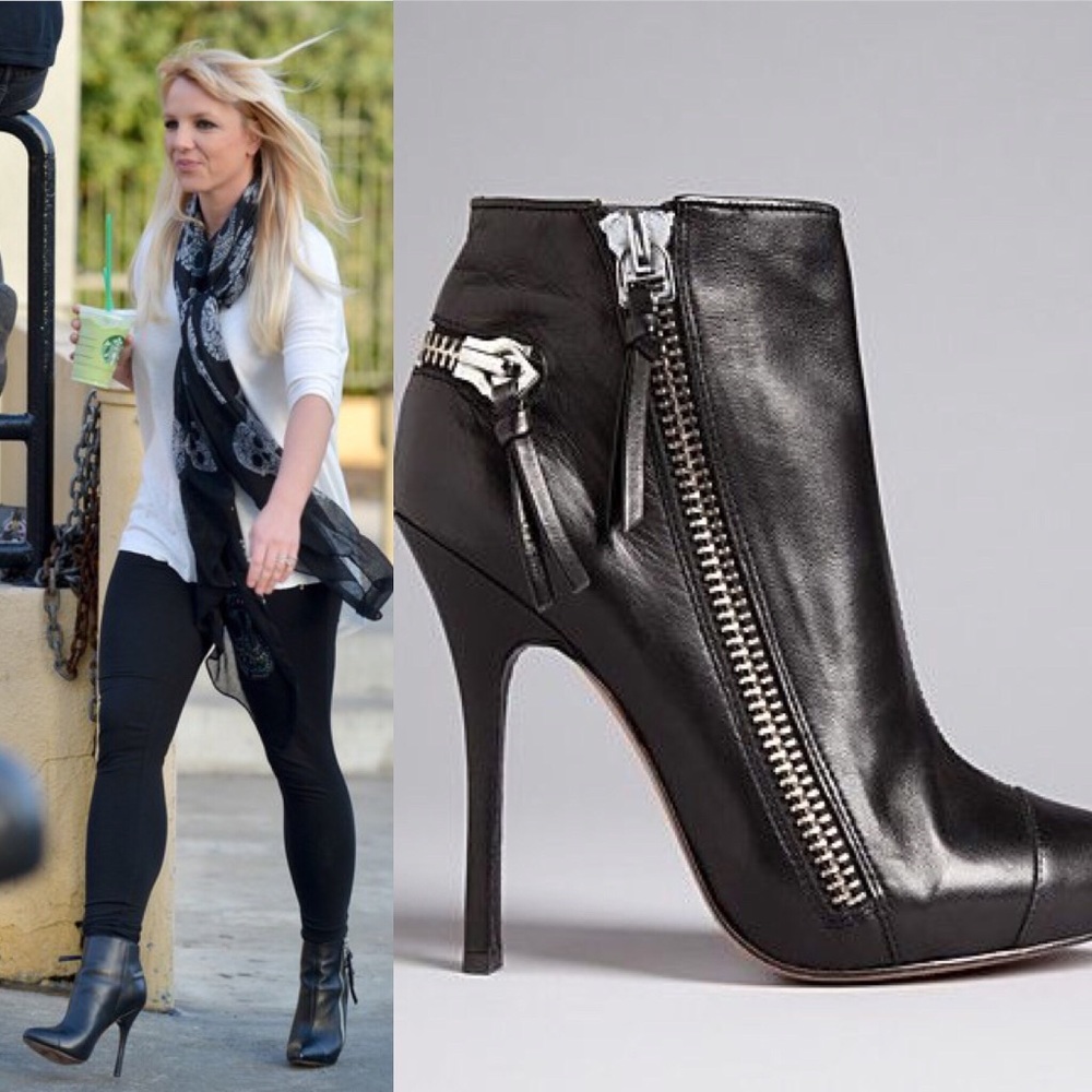 LIKE NEW Jean-Michel Cazabat Zoulu Leather Booties